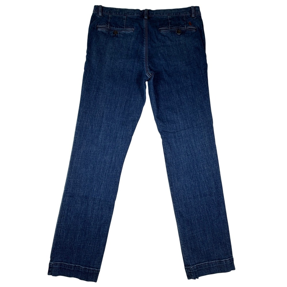Polo Ralph Lauren Mens Stretch Slim Fit Denim Trousers Dark Wash Blue 34x32